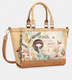 Női Anekke Amazonia Triple Compartment Double Handle Tote Bag Kézitáska | CSTVJP-814
