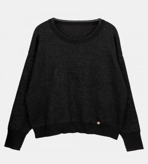 Női Anekke Black Contemporary Sweater Pulóverek | FDIWPZ-182