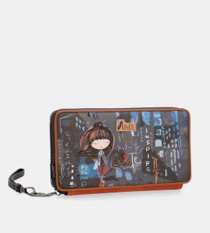 Női Anekke Contemporary Rfid Passport Wallet Pénztárca | SQJWOP-438