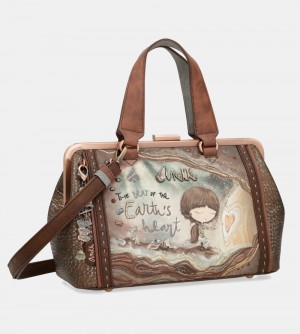 Női Anekke Core Kiss Clasp Bag Crossbody Táska | WMBFPU-569