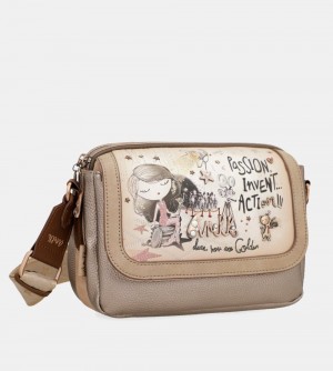 Női Anekke Hollywood Crossbody Bag With Flap Crossbody Táska | DCTGNV-735