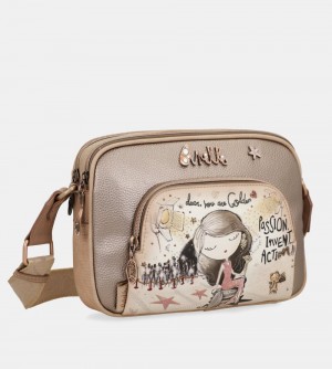 Női Anekke Hollywood Double Compartment Crossbody Bag Crossbody Táska | WXRZIA-146