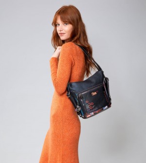 Női Anekke Kyomu Shoulder Bag Convertible Into A Kyomu Backpack Hátizsákok | SXGLMU-984