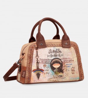 Női Anekke Menire Double Handle Bag With Shoulder Strap Kézitáska | AVROCH-023