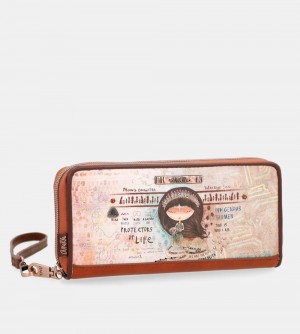 Női Anekke Menire Large Rfid Embossed Wallet Pénztárca | IYXDJT-526