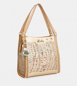 Női Anekke Nature Pachamama Golden Crossbody Bag Anekke Válltáskák | ONVULC-675