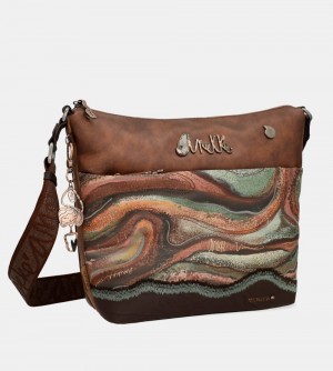 Női Anekke Outer Large Crossbody Bag With Pockets Crossbody Táska | VRUFNP-513