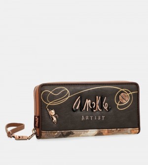 Női Anekke Shoen Brush Large Wallet Pénztárca | RCVOPS-843