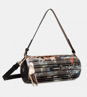 Női Anekke Shoen Palette Pleated Cylindrical Bag Válltáskák | IQKMZA-104