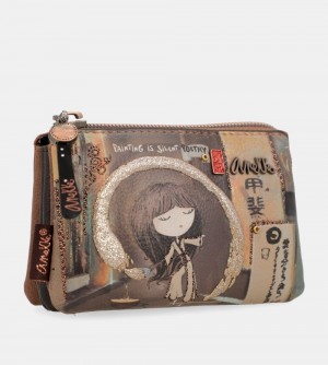 Női Anekke Shoen Triple Compartment Purse Pénztárca | MKZLDY-294