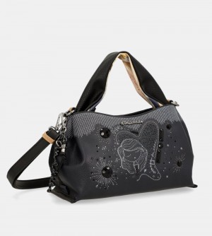 Női Anekke Studio Navy Blue 2-handle Bag Crossbody Táska | DMOIJN-864