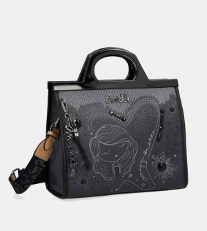 Női Anekke Studio Navy Blue Doctor Bag Crossbody Táska | GJEYTC-561
