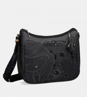 Női Anekke Studio Navy Blue Large Crossbody Bag Crossbody Táska | ODKCHE-587