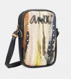 Női Anekke Studio Navy Blue Mini Crossbody Bag Crossbody Táska | YHODIW-018