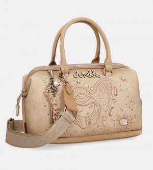 Női Anekke Studio Nude Bowling Bag Crossbody Táska | ZBGHSC-764