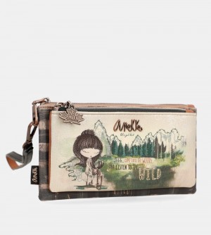 Női Anekke The Forest Coin Purse Wallet With Hand Strap Pénztárca | ONSJBE-148