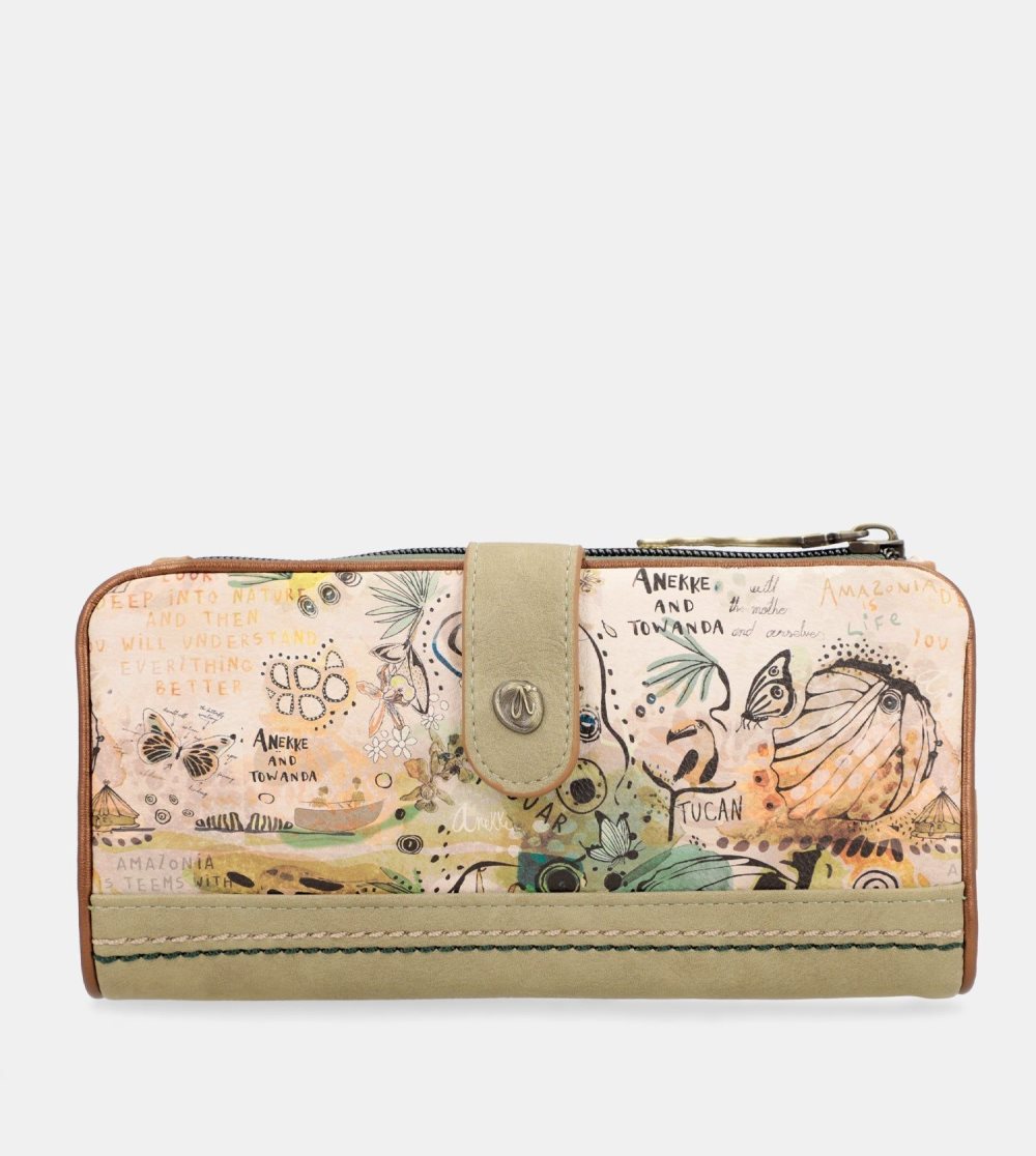 Női Anekke Amazonia Large Flexible Rfid Wallet Pénztárca | YCENJF-940