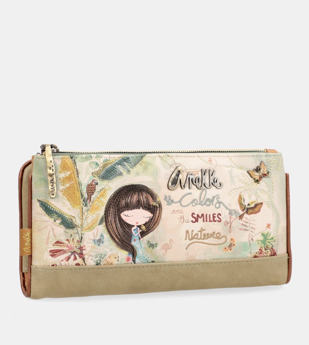 Női Anekke Amazonia Large Flexible Rfid Wallet Pénztárca | YCENJF-940