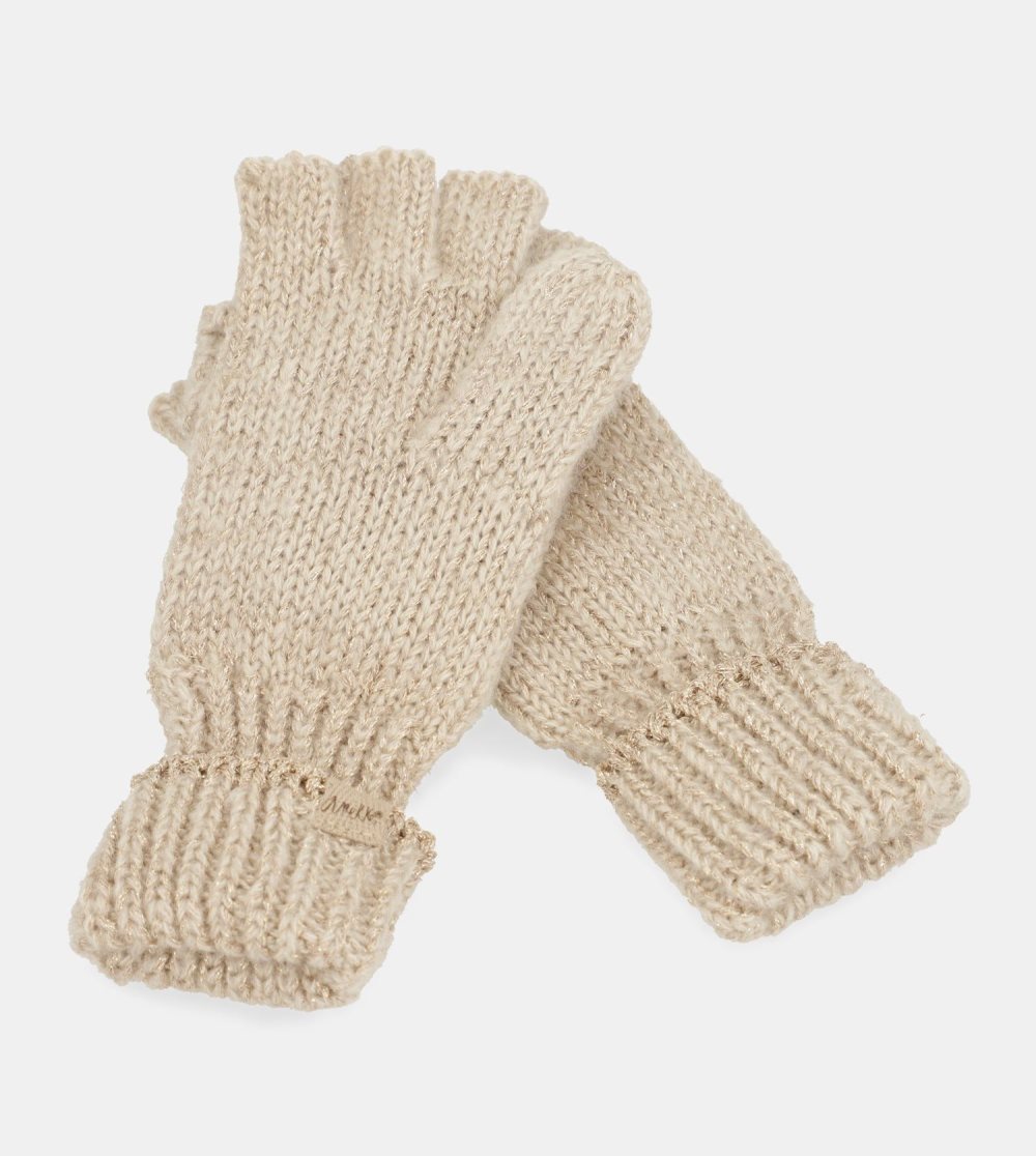Női Anekke Beige Logo Mittens Kesztyű | LWECUO-046