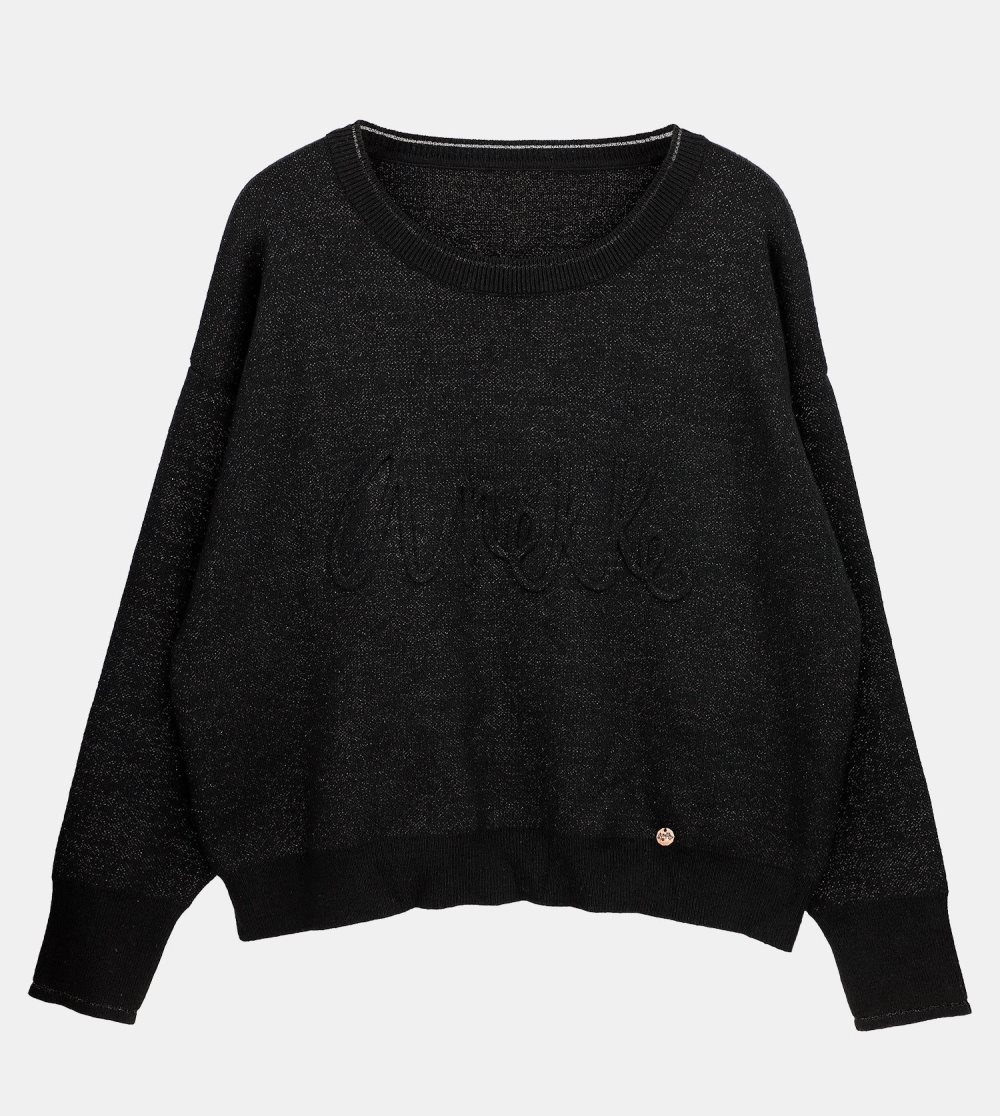 Női Anekke Black Contemporary Sweater Pulóverek | FDIWPZ-182