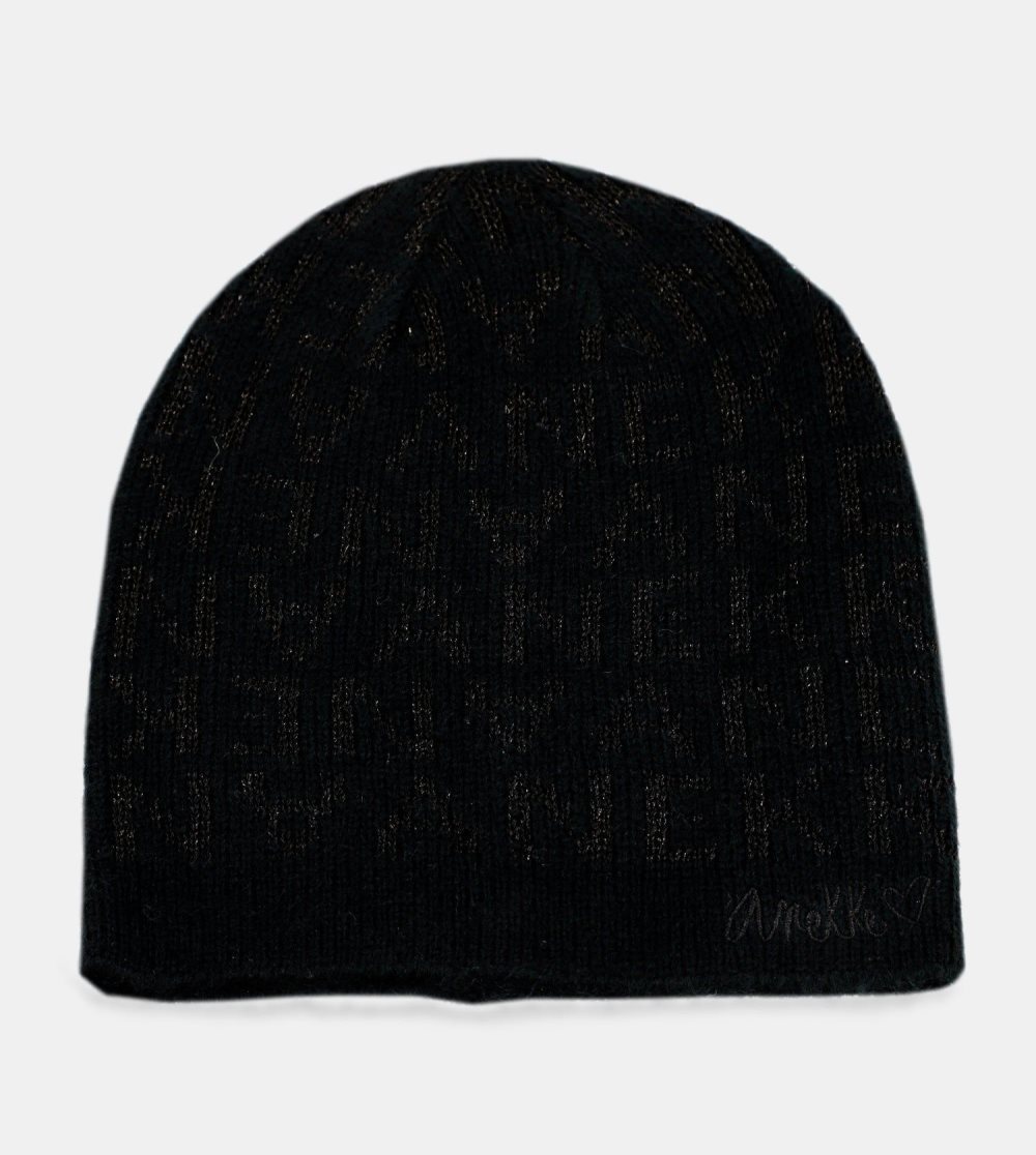 Női Anekke Black Contemporary Wool Hat Kalap | HJCPAX-309