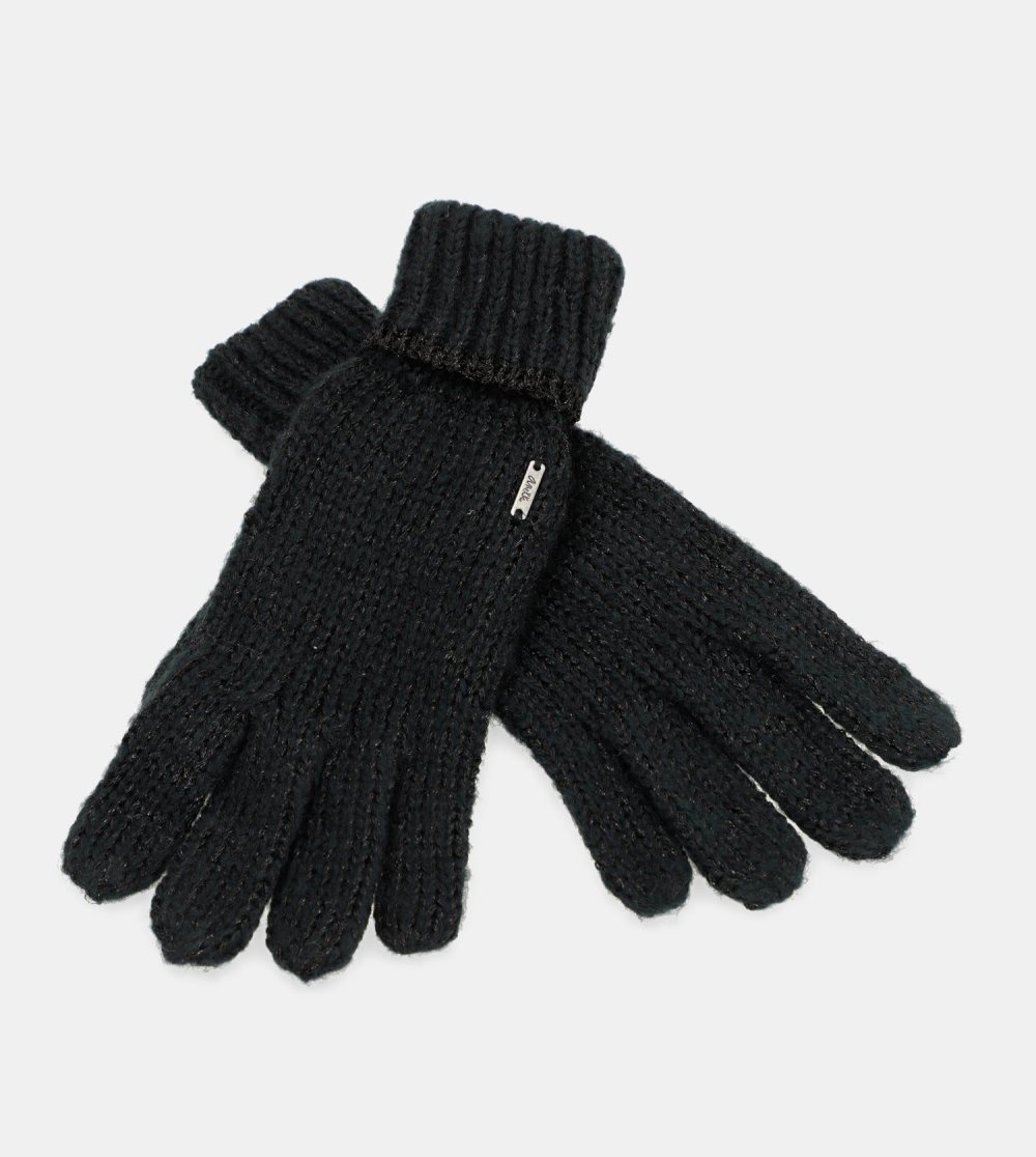 Női Anekke Black Logomania Gloves Kesztyű | UEMSWN-025