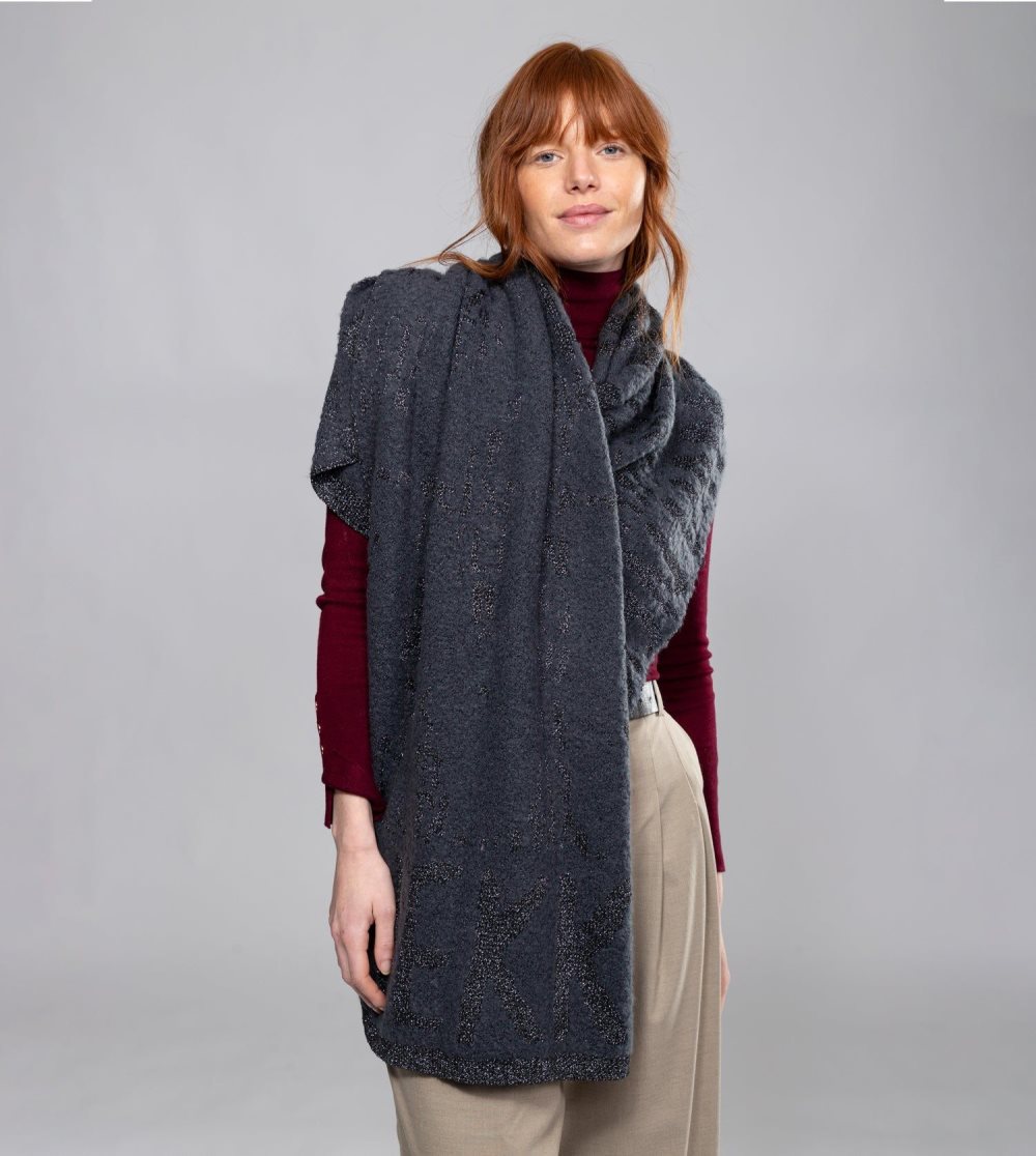 Női Anekke Black Logomania Scarf. Sál | WPODVN-154