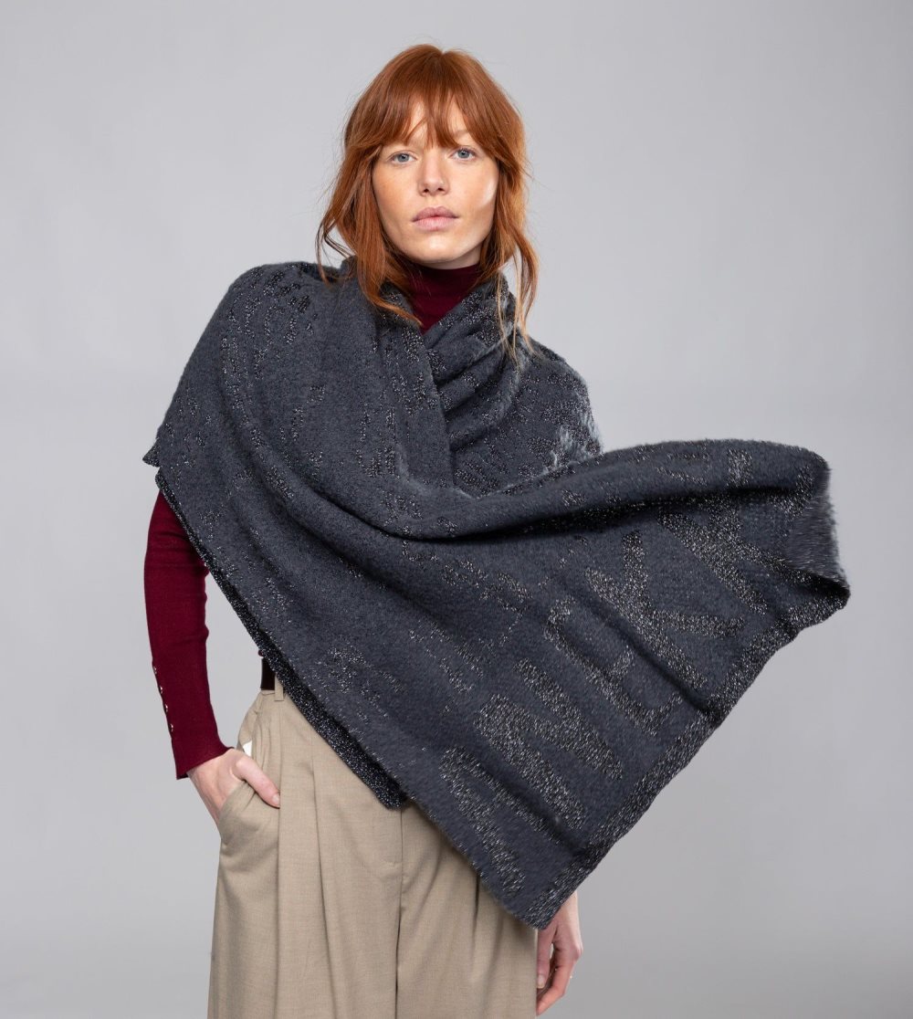 Női Anekke Black Logomania Scarf. Sál | WPODVN-154