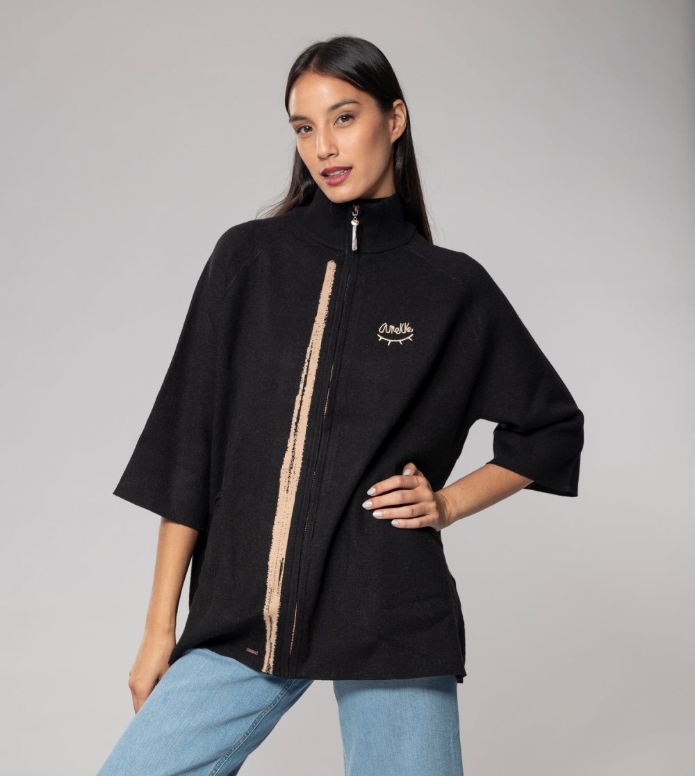 Női Anekke Black Shodo Jacket Kabát | ERKDGM-092
