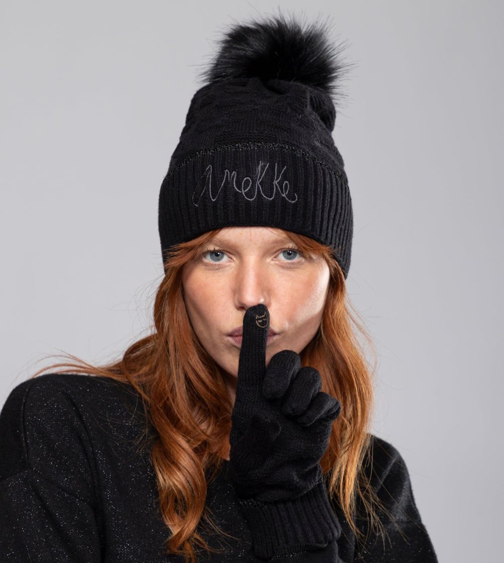 Női Anekke Black Shodo Wool Hat Kalap | CLMFRG-457