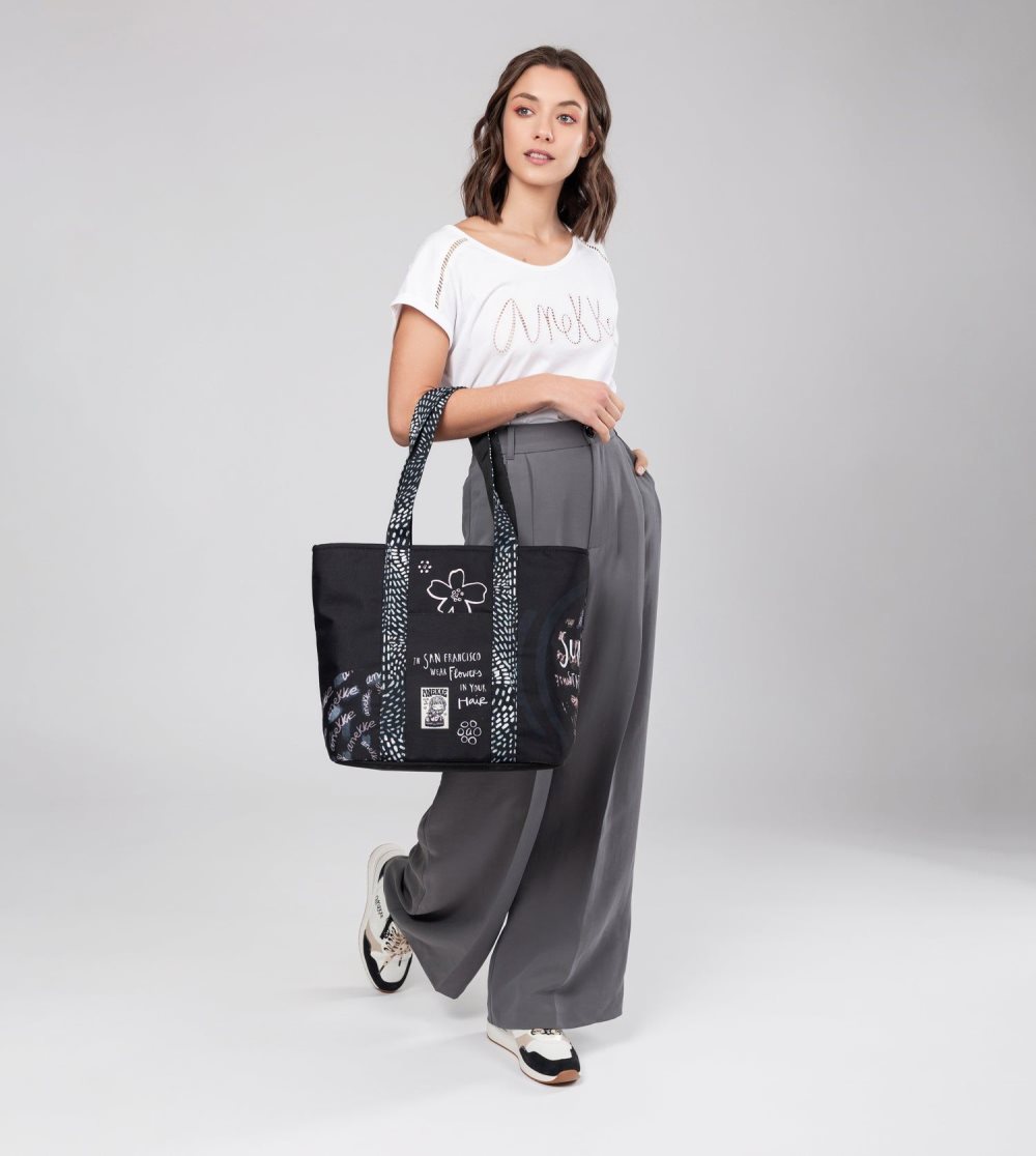 Női Anekke Black & White Wedge Sneakers Sportcipő | FAVEYP-974