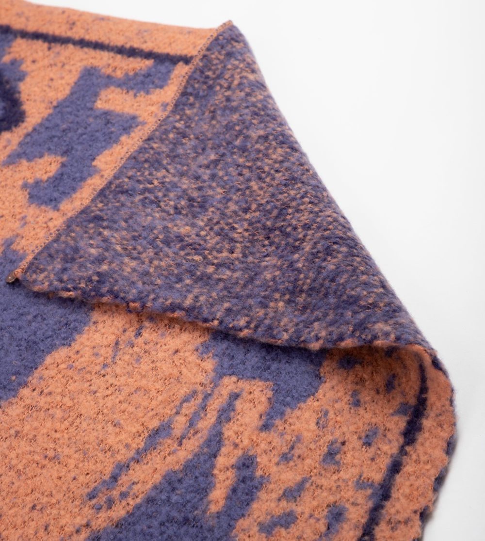 Női Anekke Blue And Terracotta Contemporary Scarf. Sál | KVHDJP-325
