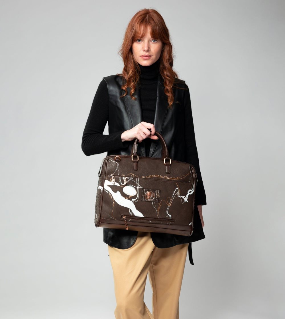 Női Anekke Brown Briefcase Nature Shodo Irattáskák | QUMXBC-492
