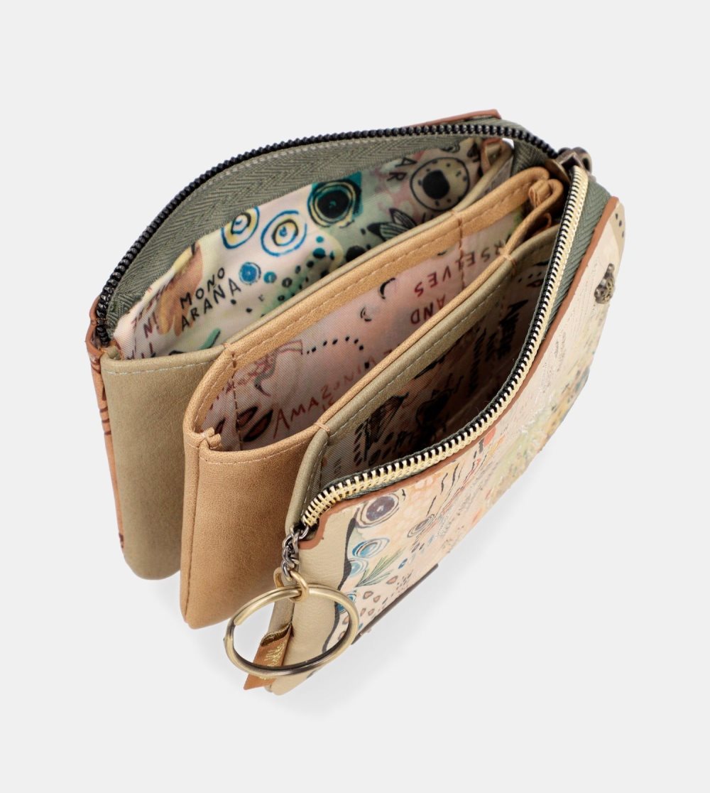 Női Anekke Butterfly Triple Compartment Coin Purse Pénztárca | YKQXOV-634