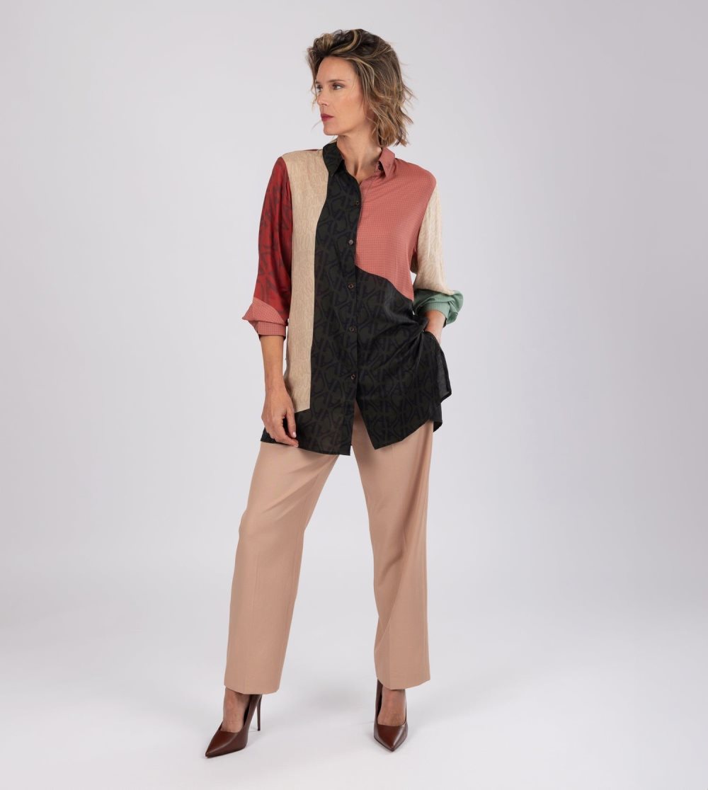 Női Anekke Colour Printed Shirt Ingek | GQXEHJ-730