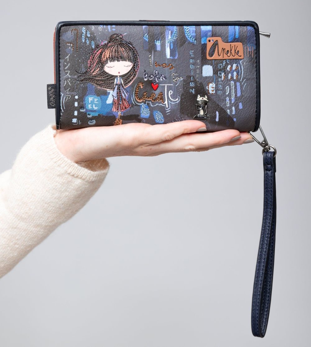 Női Anekke Contemporary Large Rfid Wallet Contemporary Pénztárca | TLBWRO-793