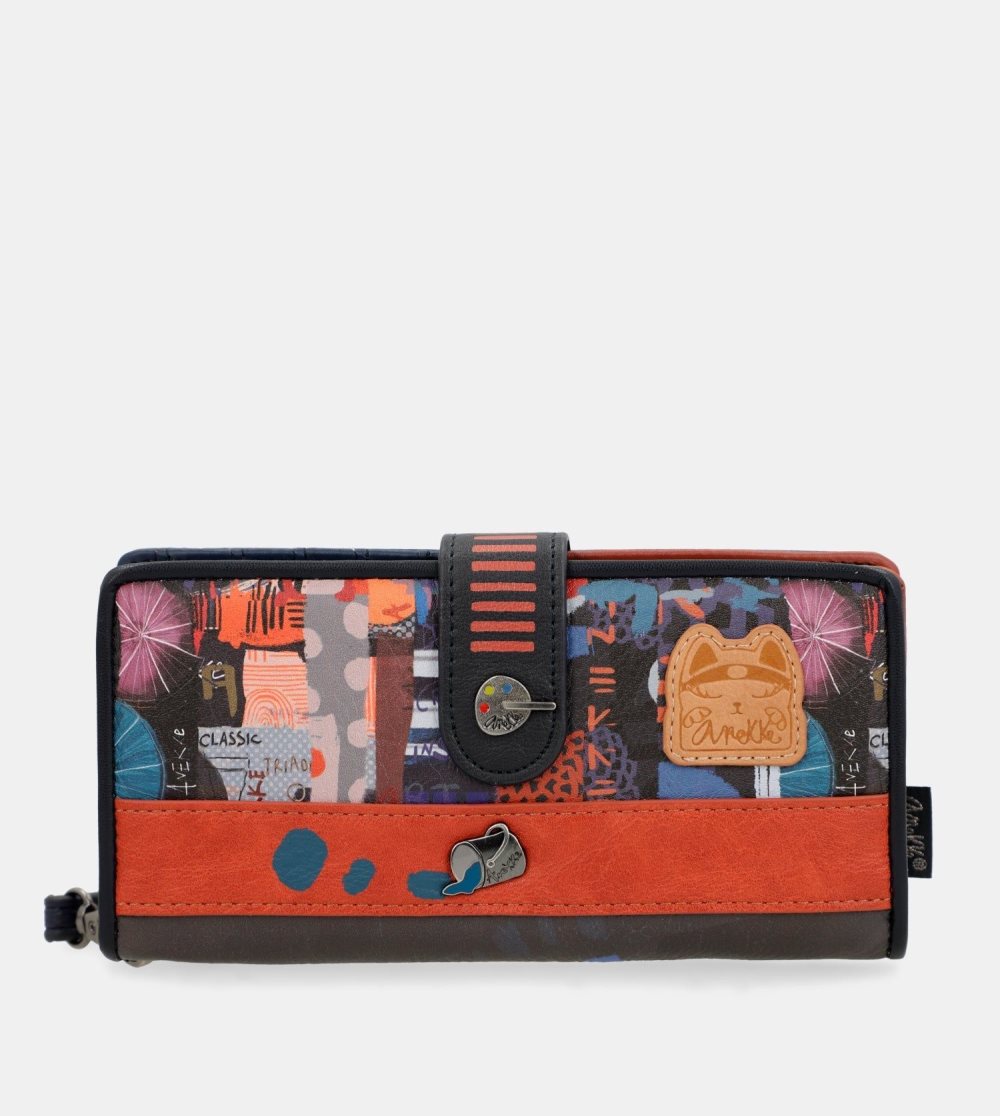 Női Anekke Contemporary Large Rfid Wallet Contemporary Pénztárca | TLBWRO-793