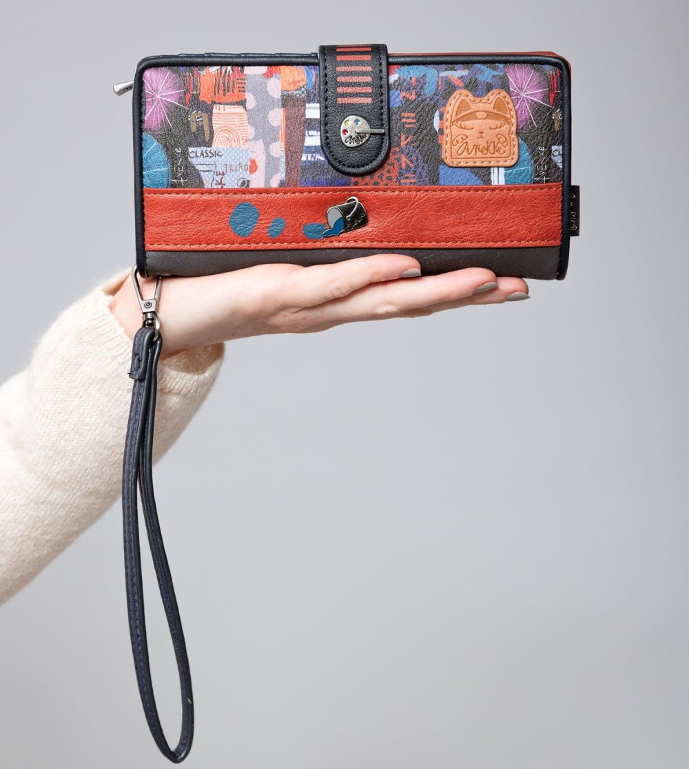 Női Anekke Contemporary Large Rfid Wallet Contemporary Pénztárca | TLBWRO-793