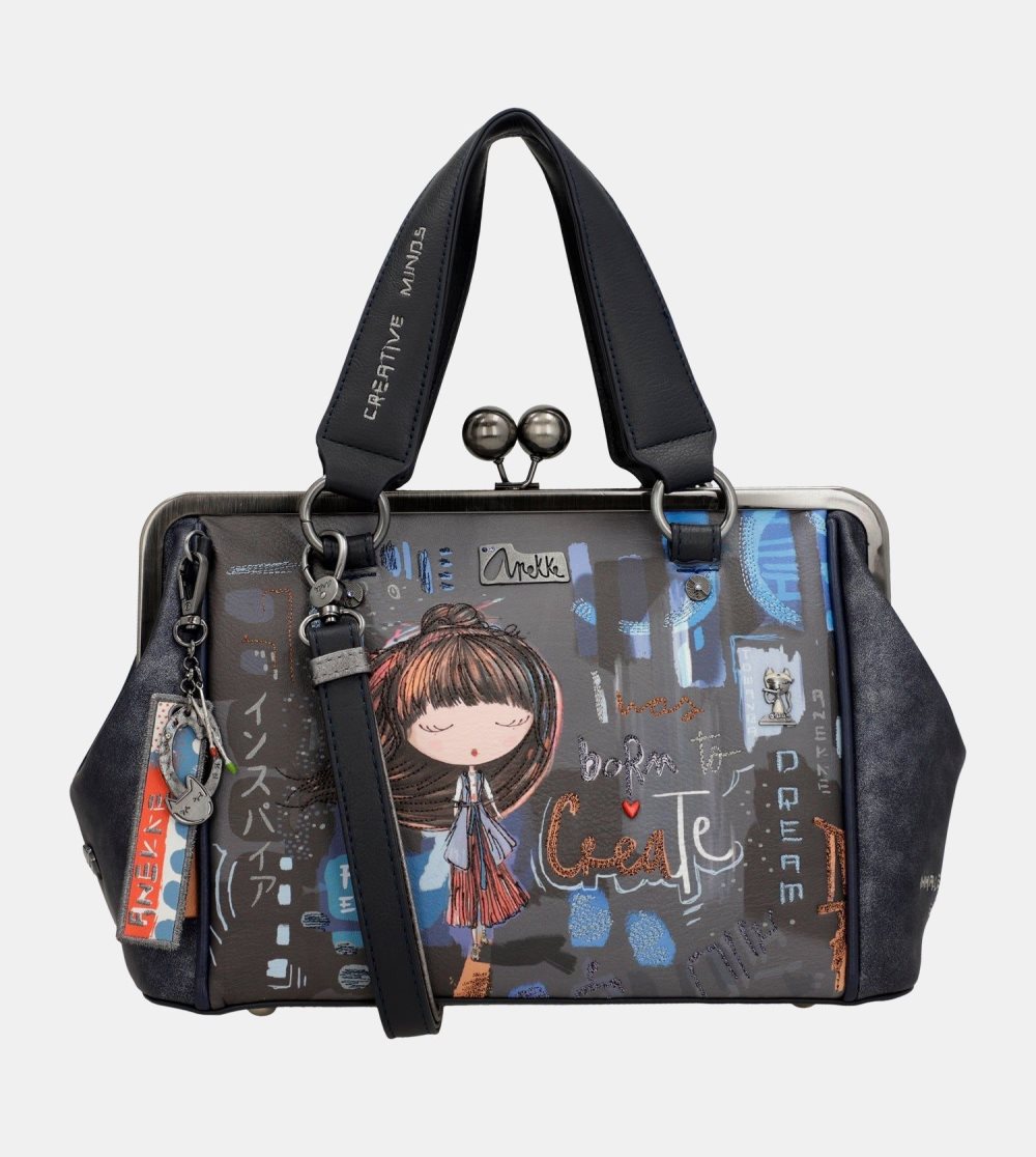 Női Anekke Contemporary Mouthpiece Handbag Kézitáska | MXZFDV-210