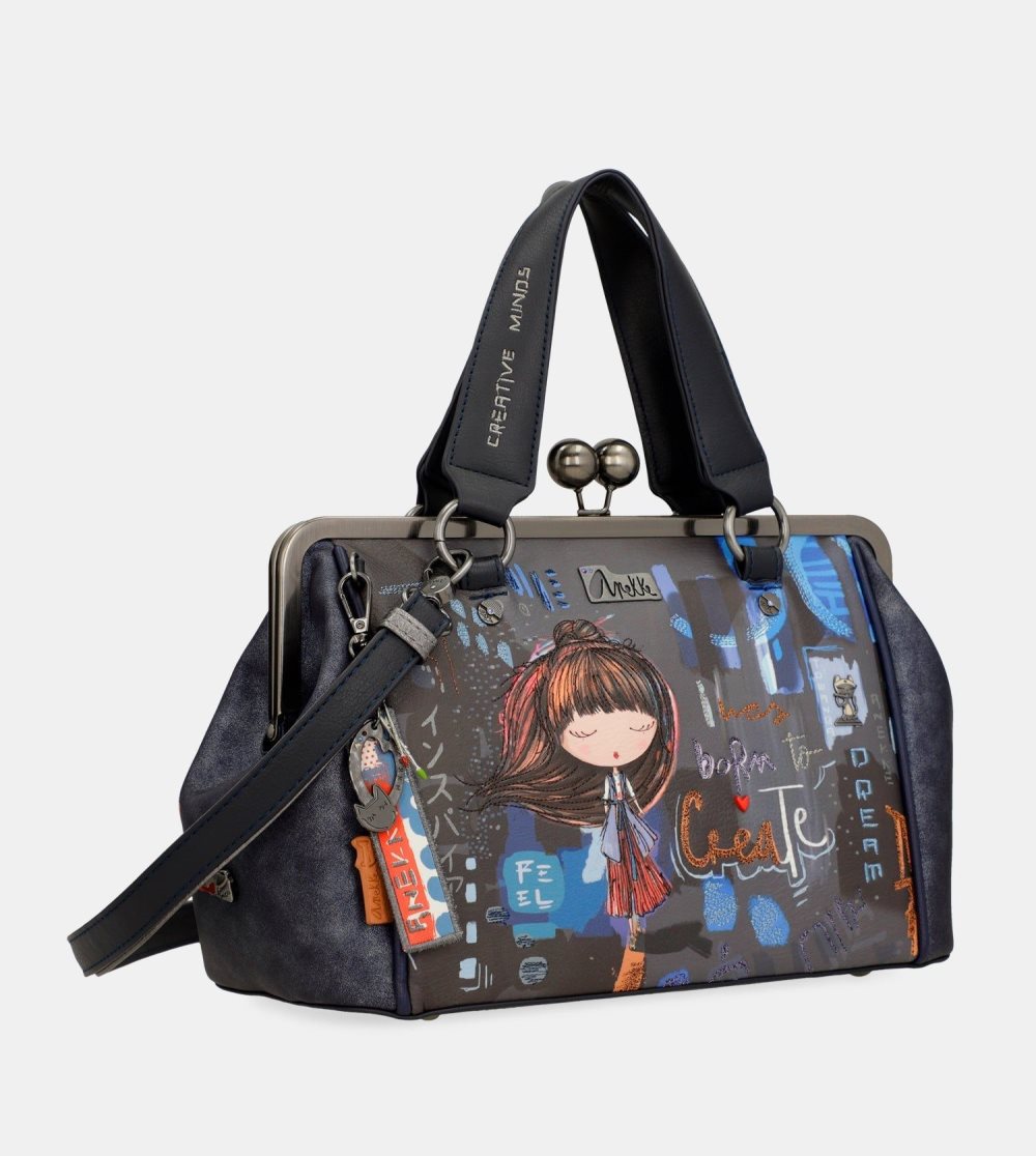 Női Anekke Contemporary Mouthpiece Handbag Kézitáska | MXZFDV-210