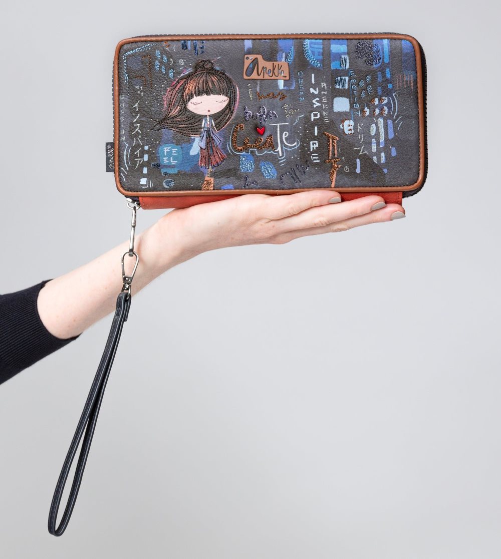 Női Anekke Contemporary Rfid Passport Wallet Pénztárca | SQJWOP-438