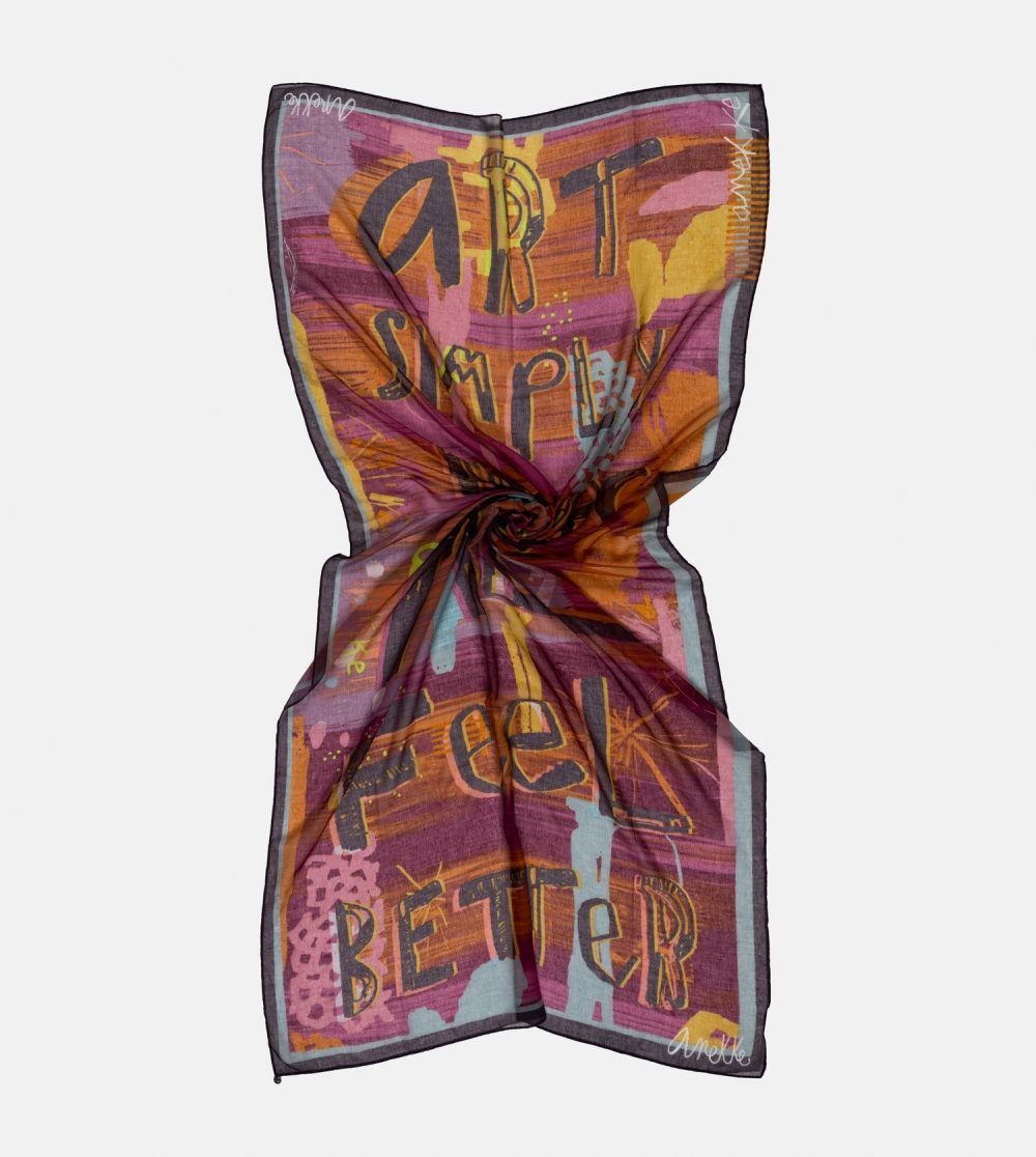 Női Anekke Contemporary Violet Scarf Sál | LAKVWQ-758