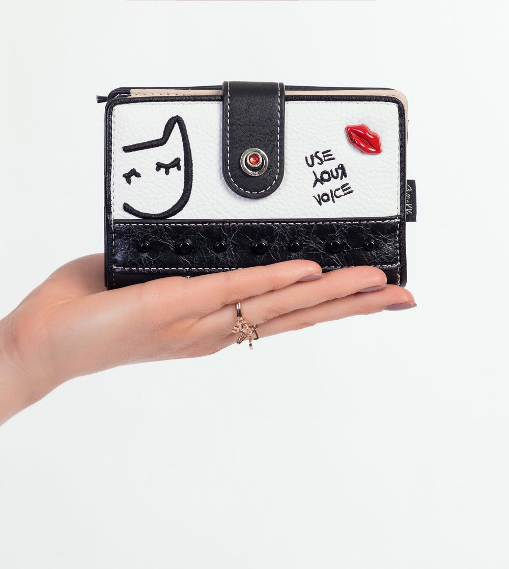 Női Anekke Energy Flexible White Wallet Pénztárca | HIOYVP-384