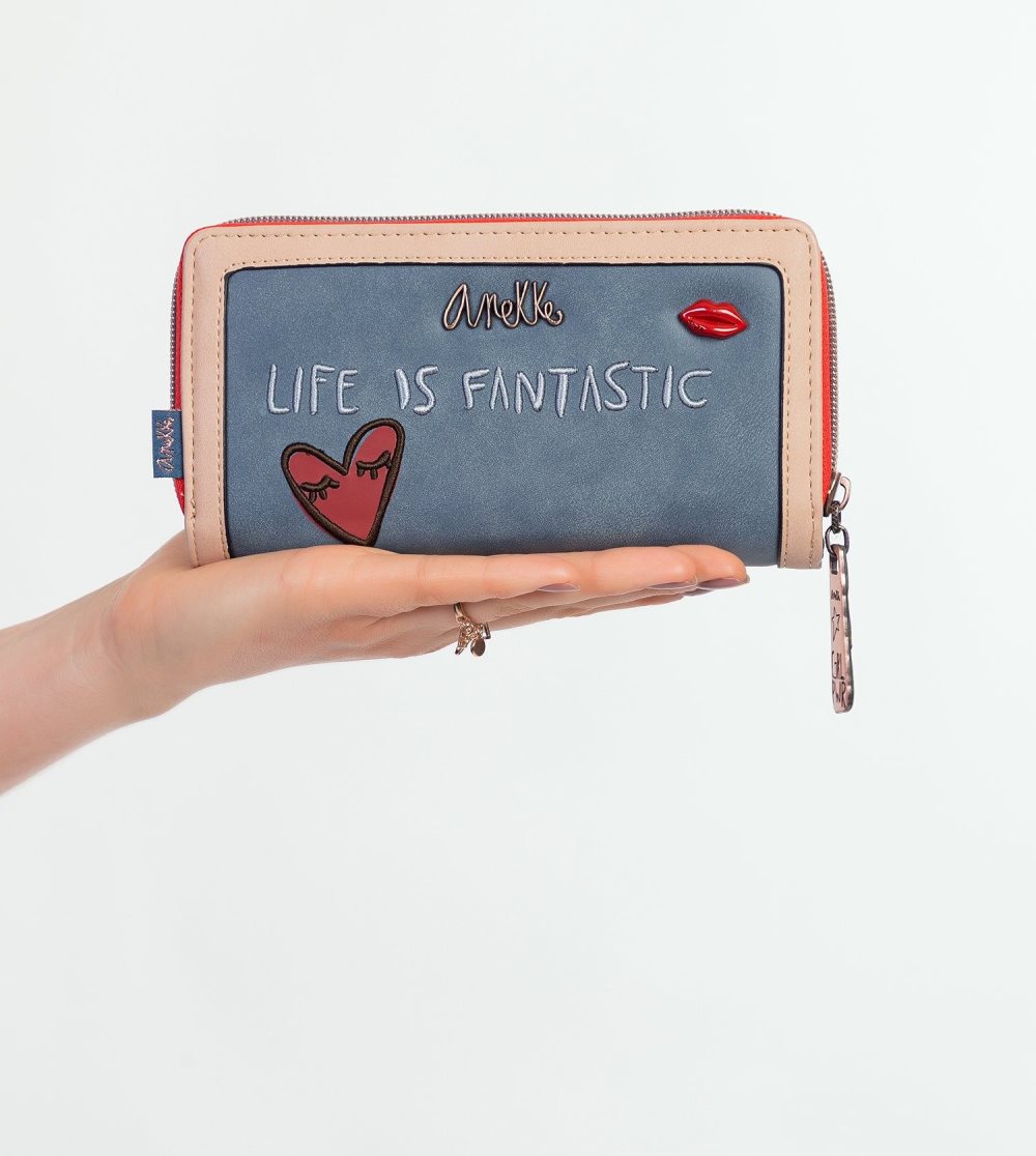 Női Anekke Fancy Large Wallet Pénztárca | HJUOPE-347