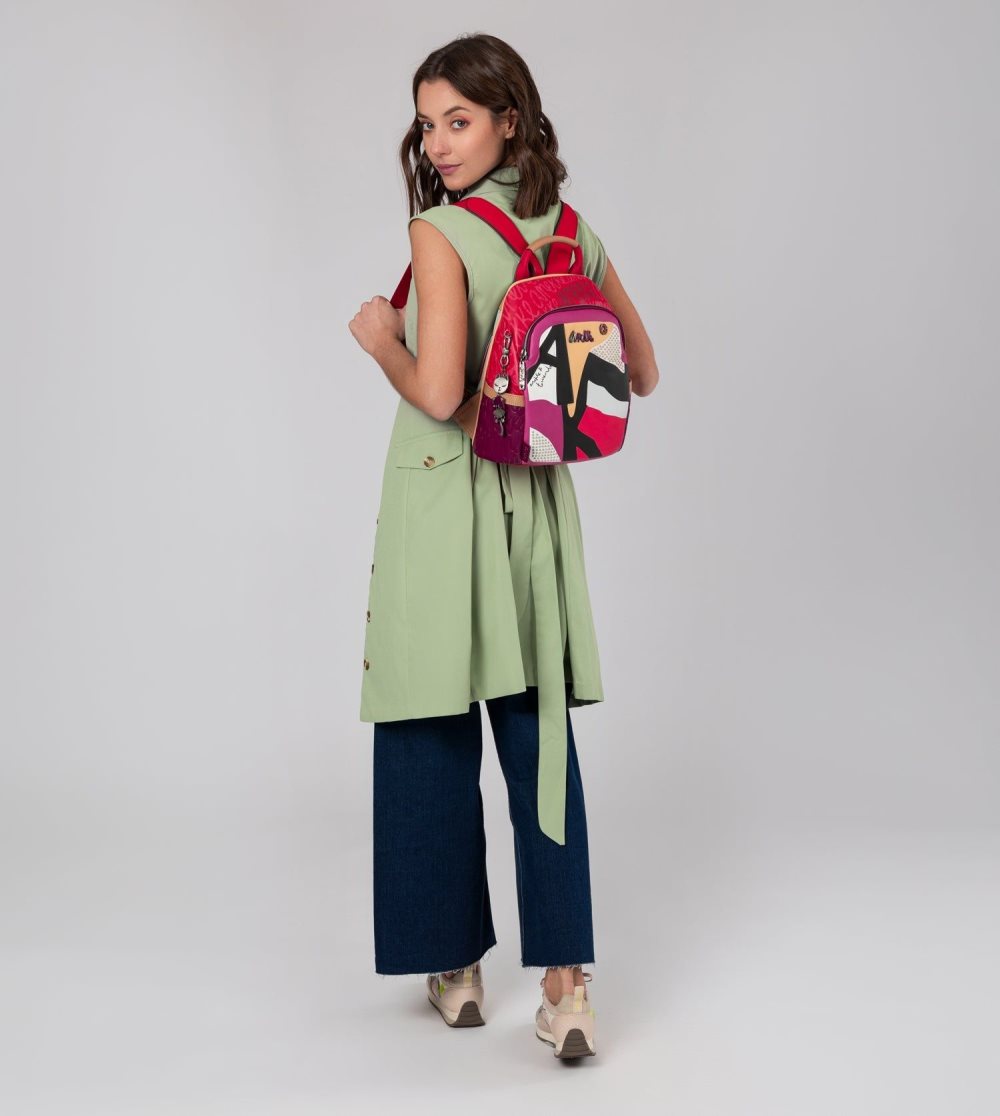 Női Anekke Fashion Anti-theft Backpack Hátizsákok | HLKCTW-103