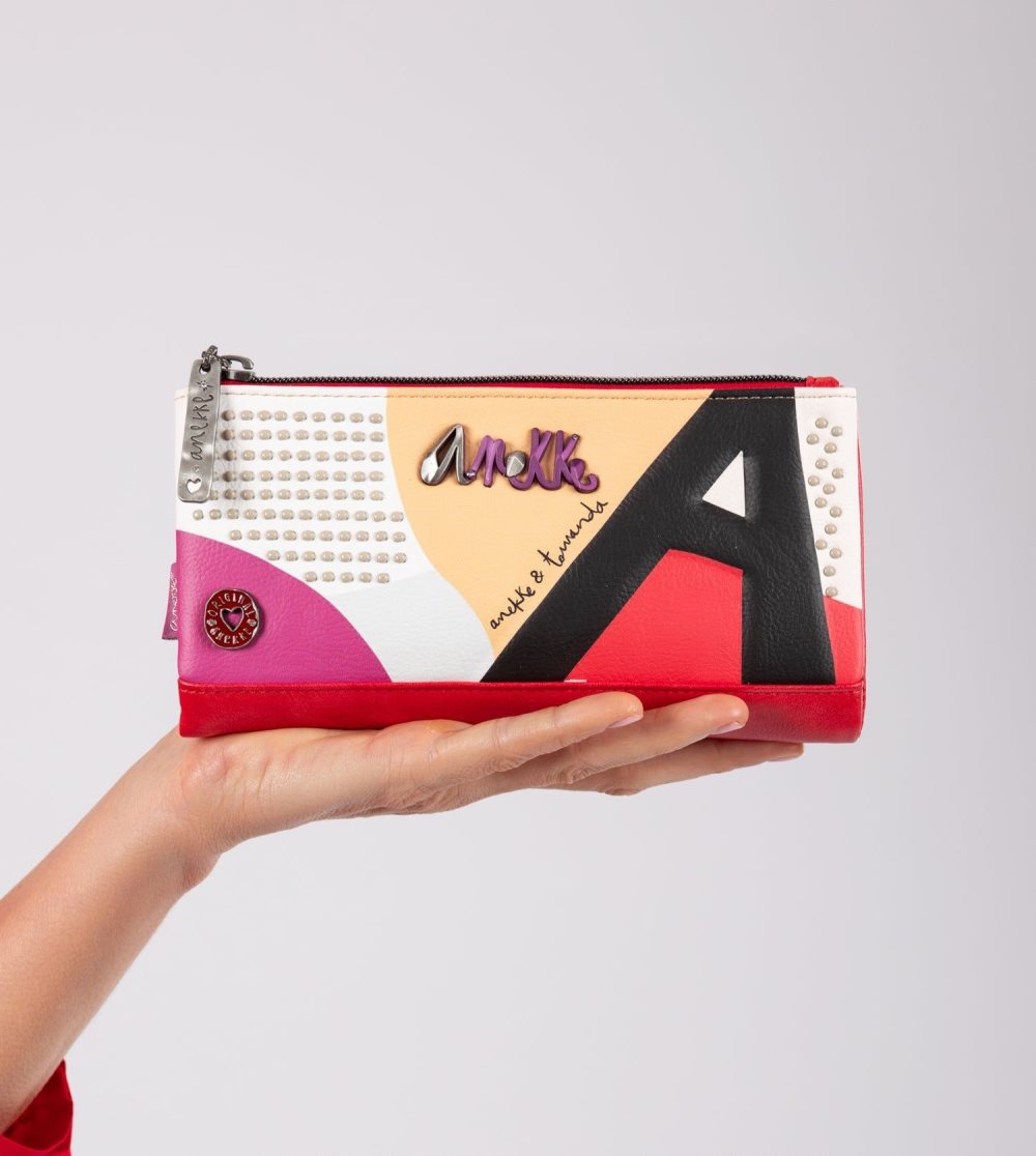 Női Anekke Fashion Flexible Large Rfid Wallet Pénztárca | OMQATS-694