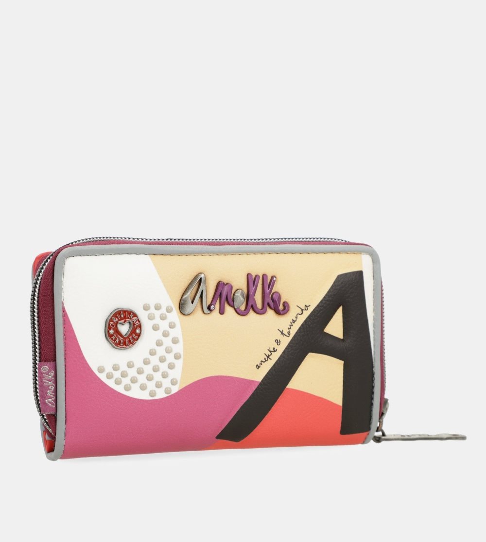 Női Anekke Fashion Medium Rfid Wallet Pénztárca | KHYUTW-792