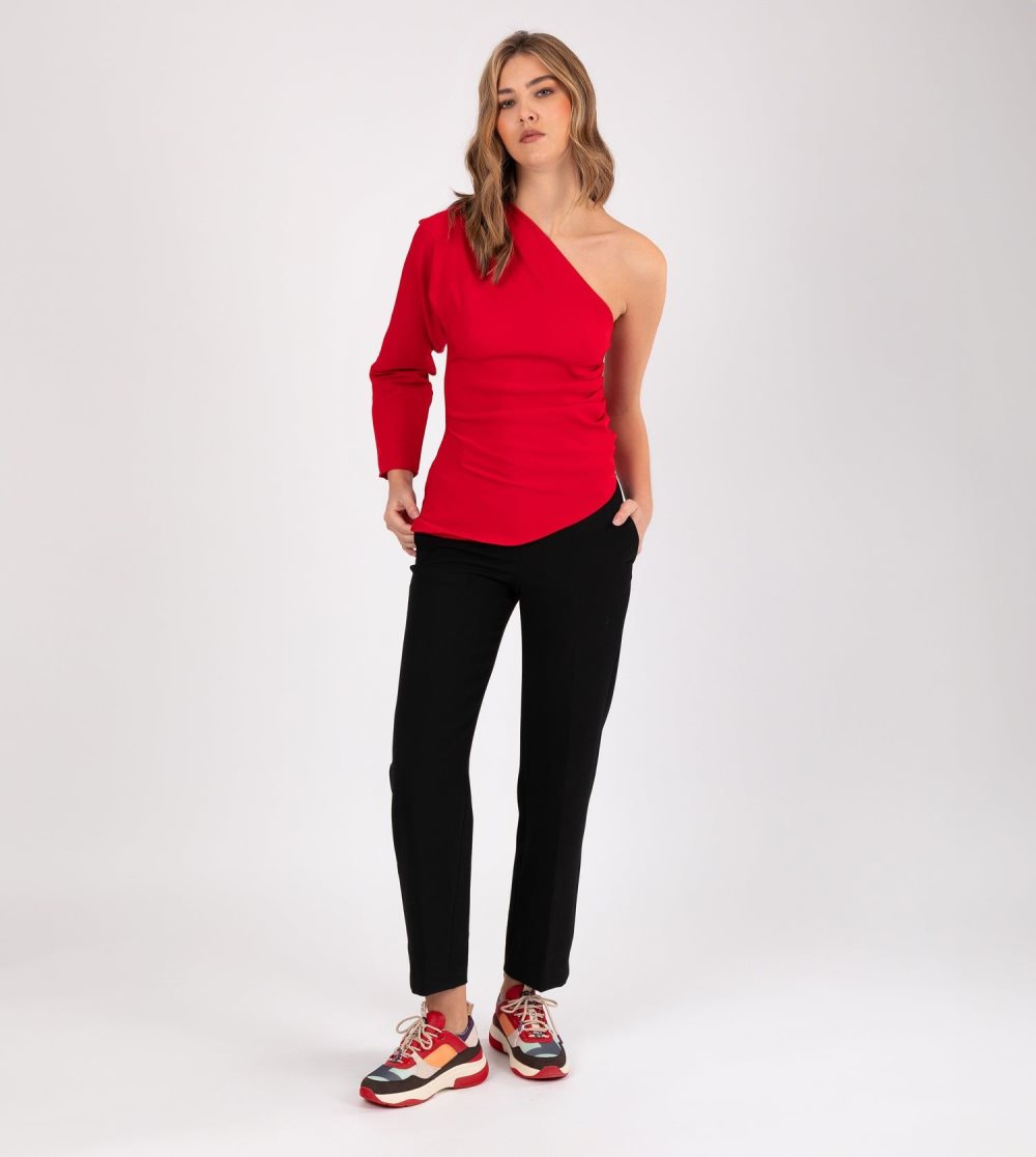 Női Anekke Fashion Red Sneakers Sportcipő | MZFBVD-706