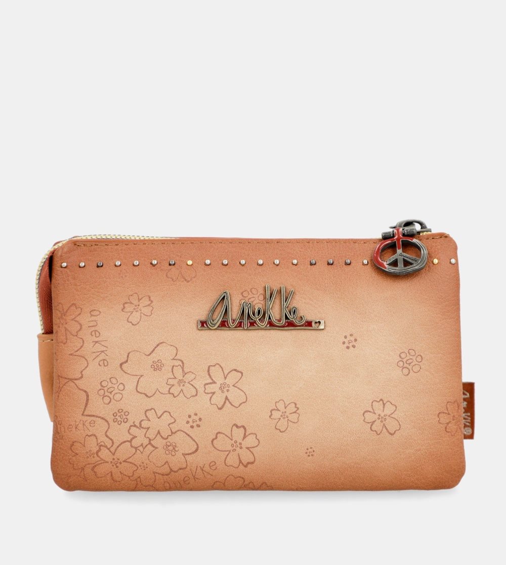 Női Anekke Flowers 3-compartment Coin Purse Pénztárca | AKGPNE-650