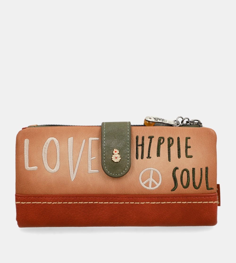 Női Anekke Flowers Flexible Large Rfid Wallet Pénztárca | ZGCSEP-932